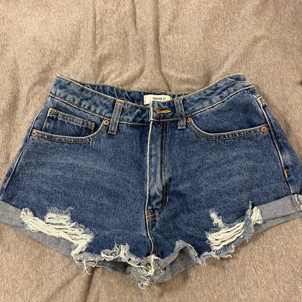 Forever 21 Distressed Shorts